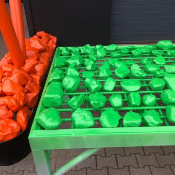 Kei vrolijk kleurrijk decoratie